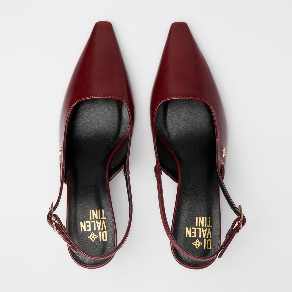 SAPATO ESTELA DI VALENTINI NAPA - Vermelho